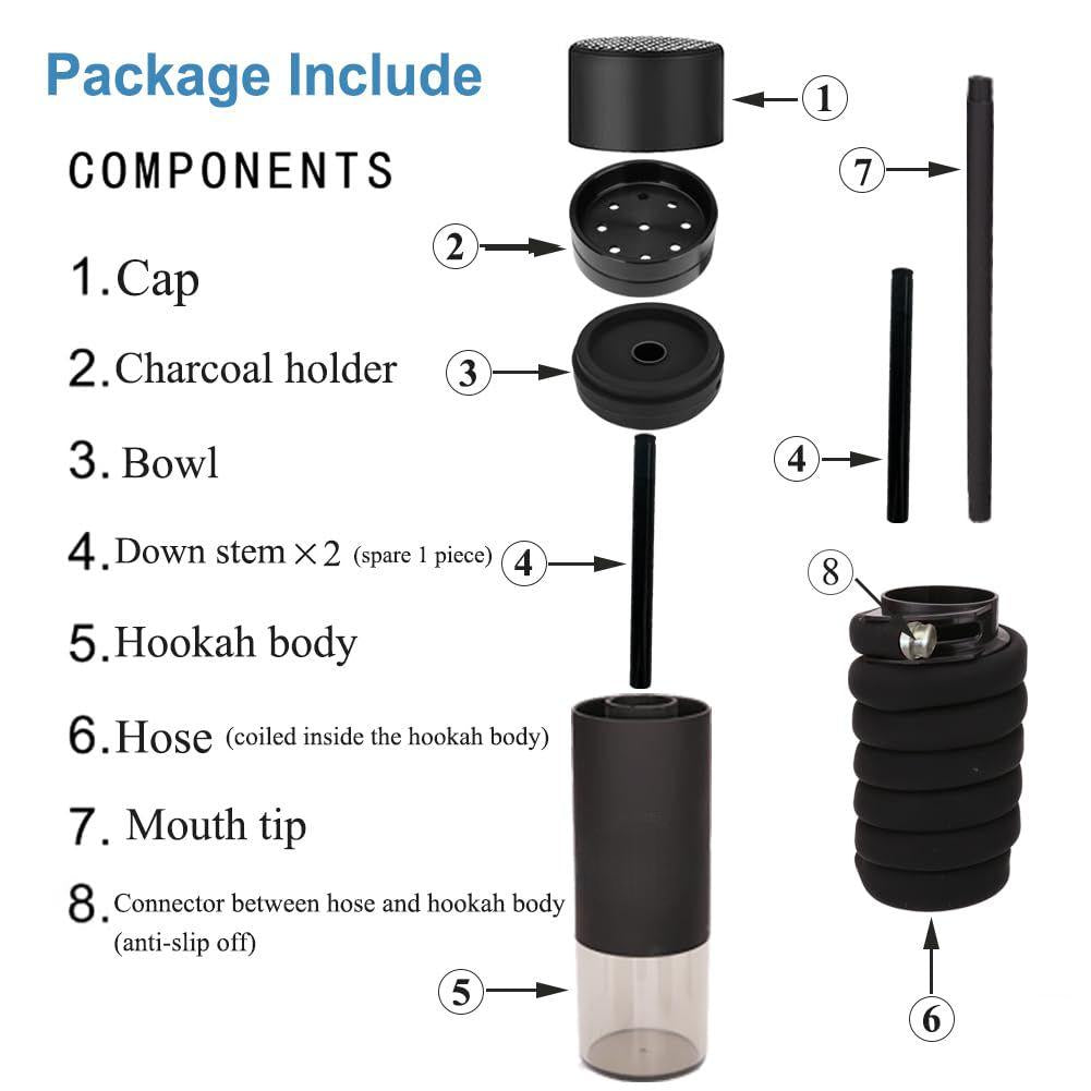 Mini Lux Portable Hookahs