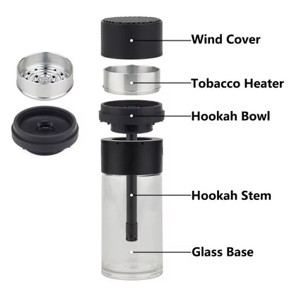 Chrome Portable Luxury Hookah